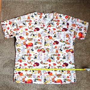 Looney Tunes Unisex Scrub Top
